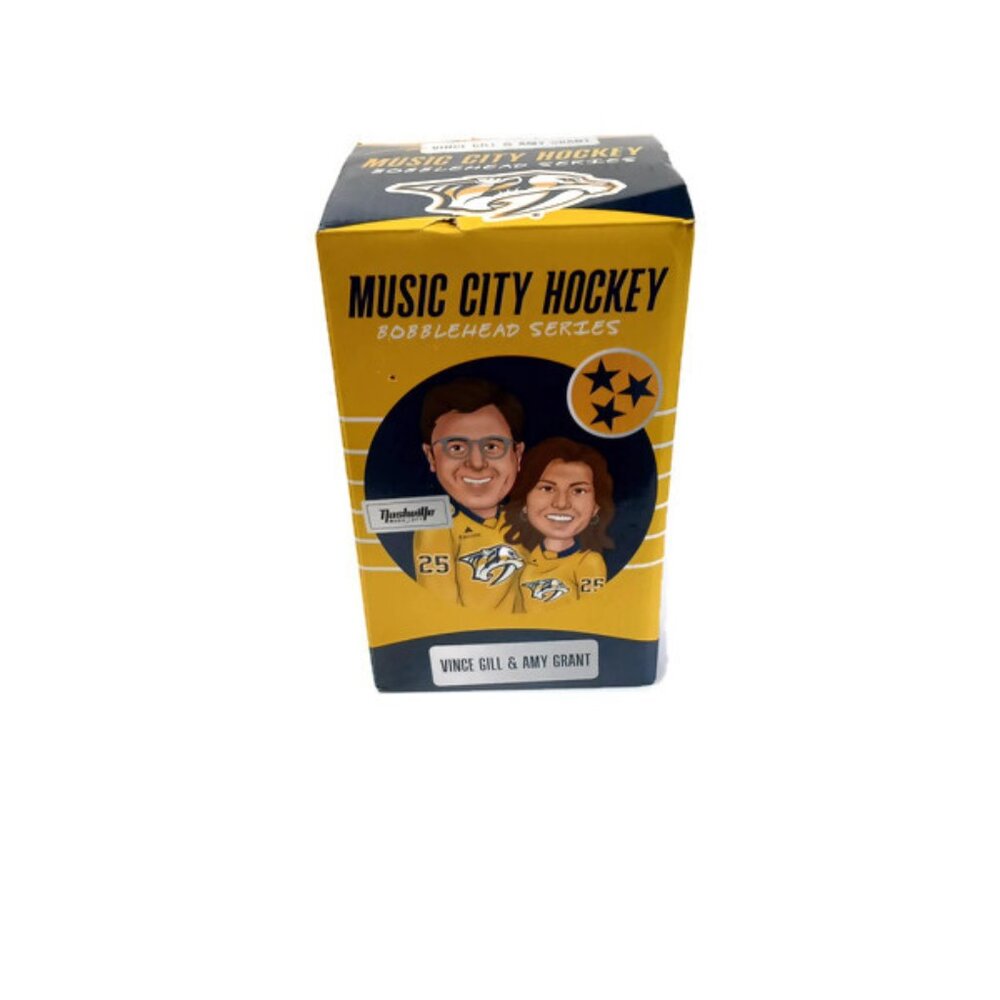 Music City Hockey Nashville Predators Bobblehead Series Vince Gill & Amy Grant